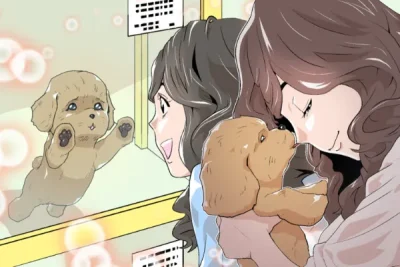 ペットを飼いたい人に向けた啓蒙用のマンガ動画